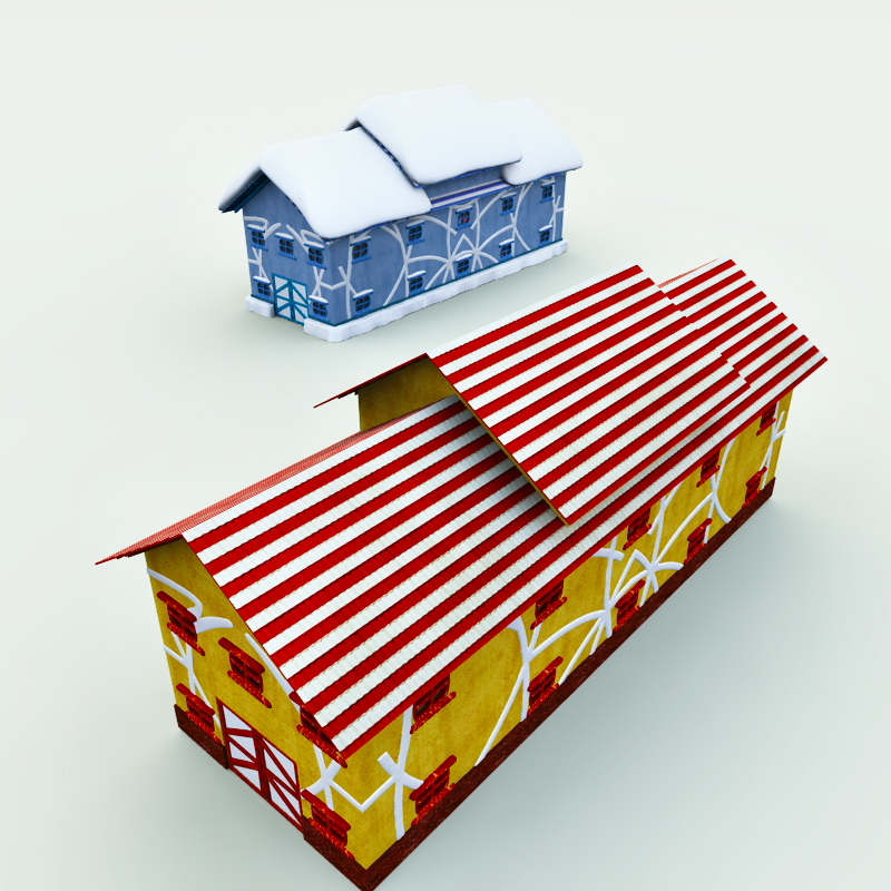 North Pole Wrapping Factory for Poser by N/A