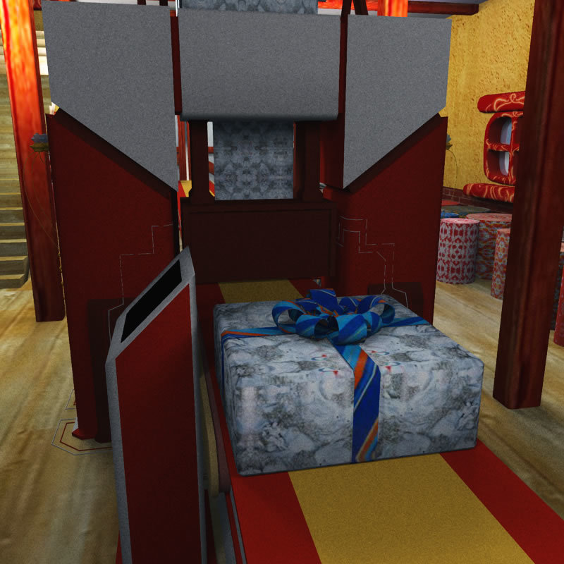 North Pole Wrapping Factory for Poser by N/A