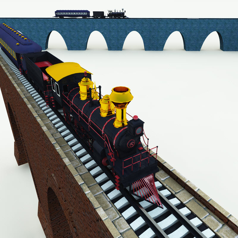 Christmas Train for Poser by N/A