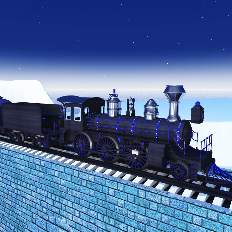 Christmas Train for Poser by N/A