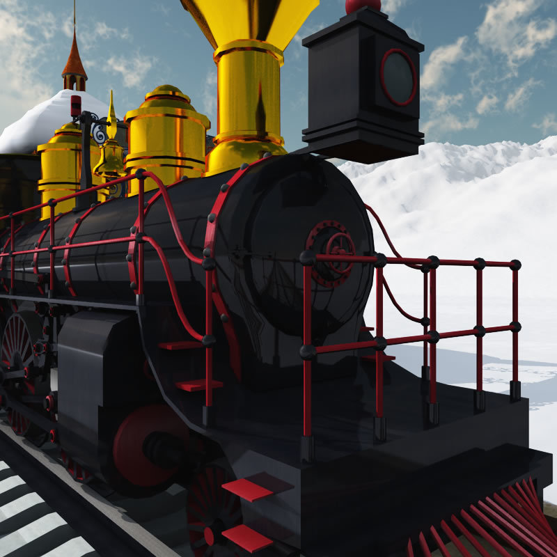Christmas Train for Poser by N/A