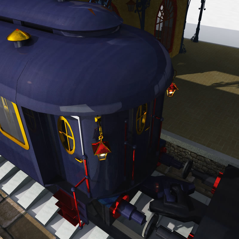 Christmas Train for Poser by N/A