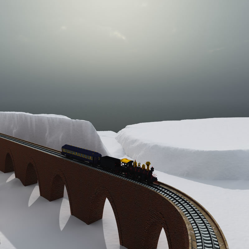 Christmas Train for Poser by N/A