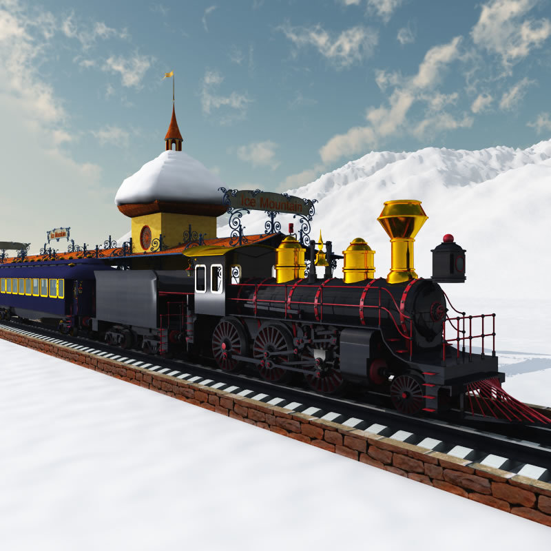 Christmas Train for Poser by N/A