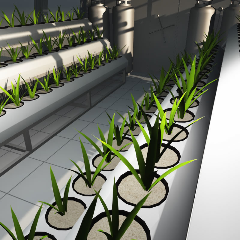 Hydroponics Module  for Poser by N/A