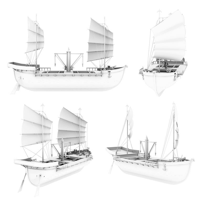 Orc Merchant Ship for Poser by N/A