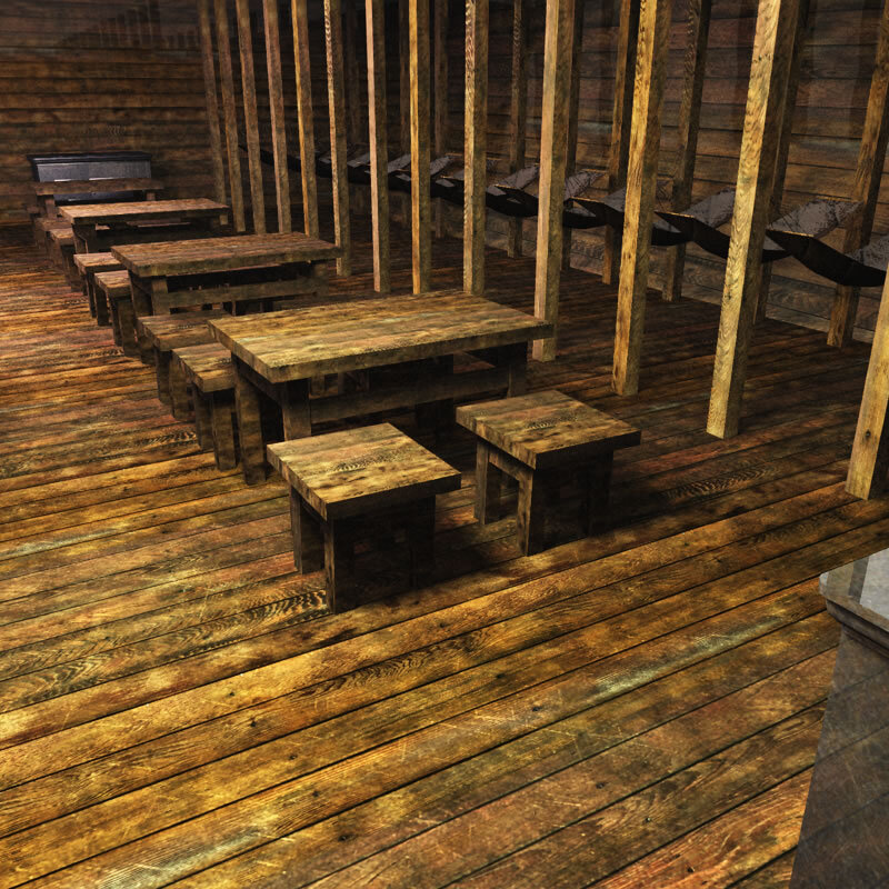 Dwarven Warship for Poser by N/A