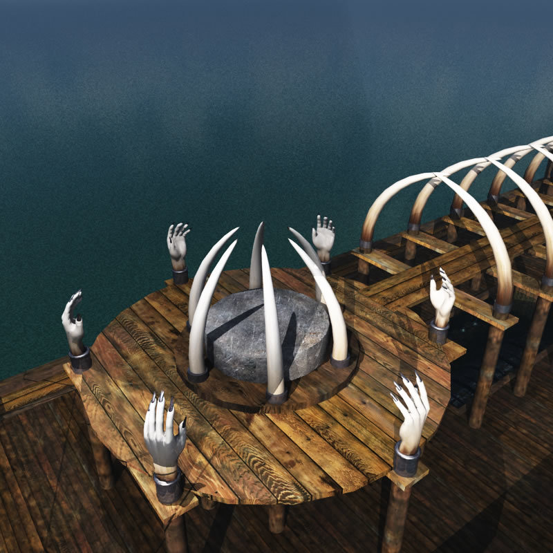 Orc Black Sorcerer Ship for Poser by N/A