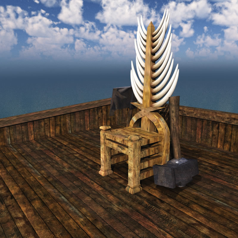 Orc Black Sorcerer Ship for Poser by N/A