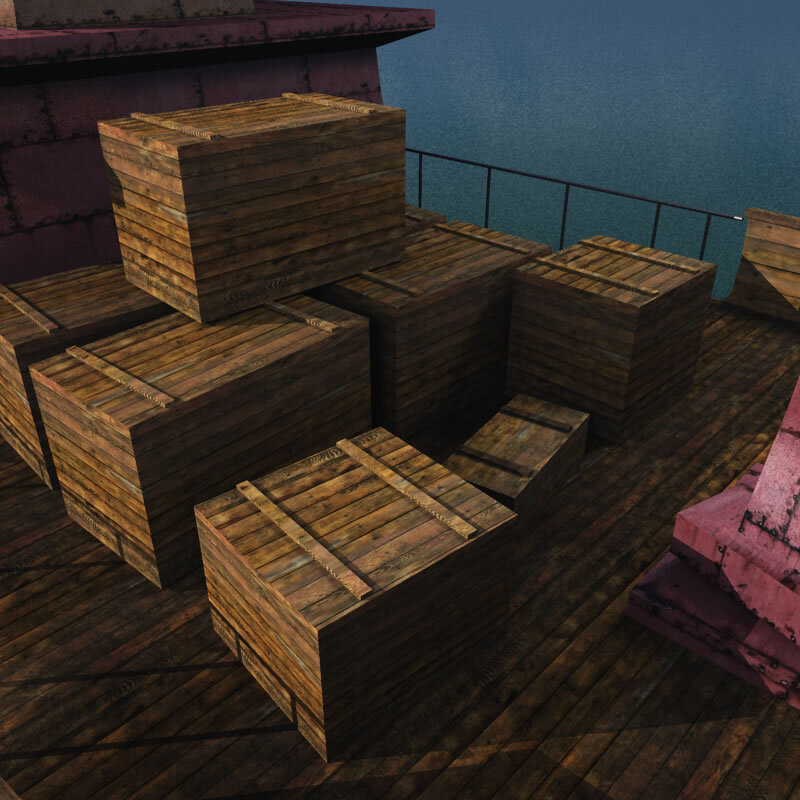 Dwarven Engineer Ship for Poser by N/A