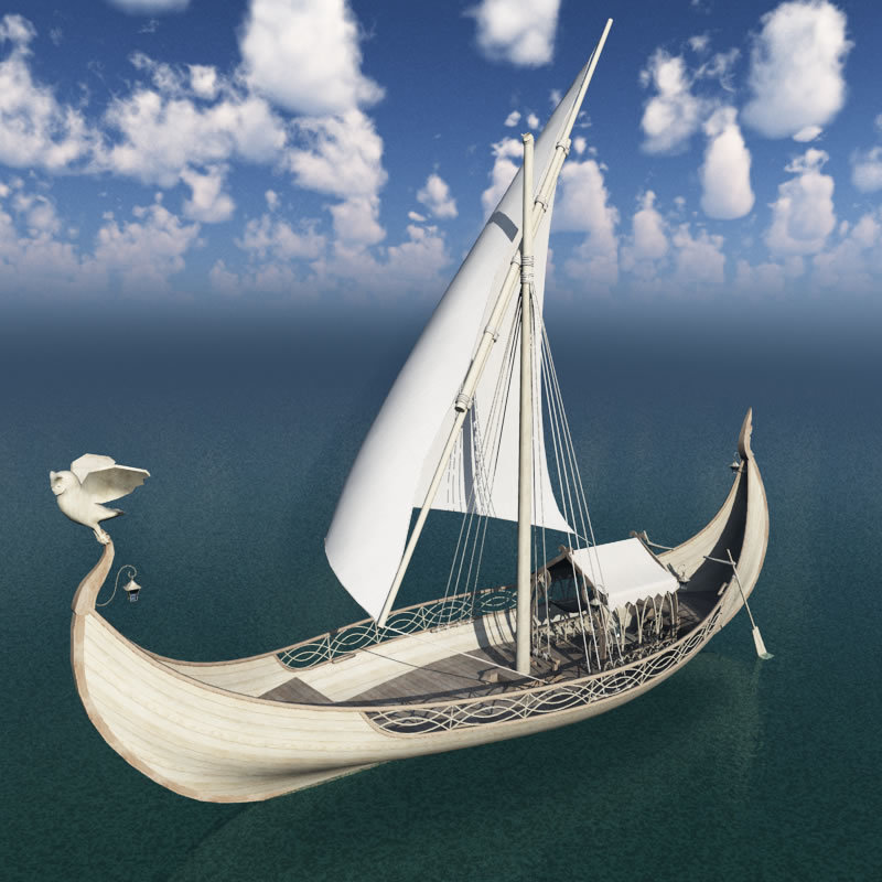 Elven Small Sail Boat for Vue by N/A