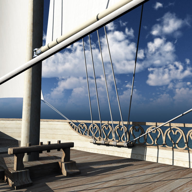 Elven Schooner for Poser by N/A