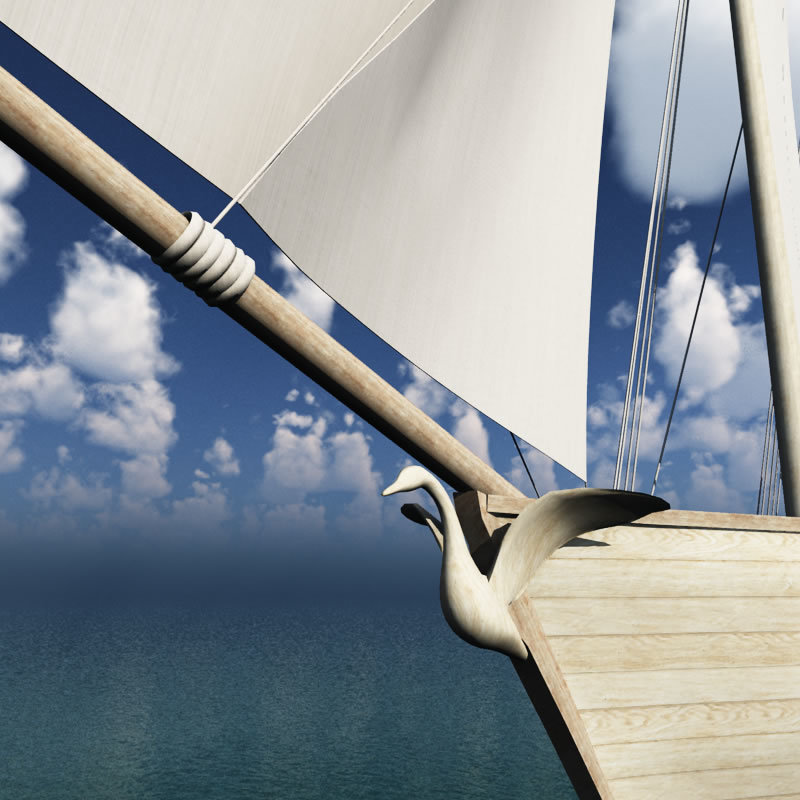 Elven Schooner for Poser by N/A
