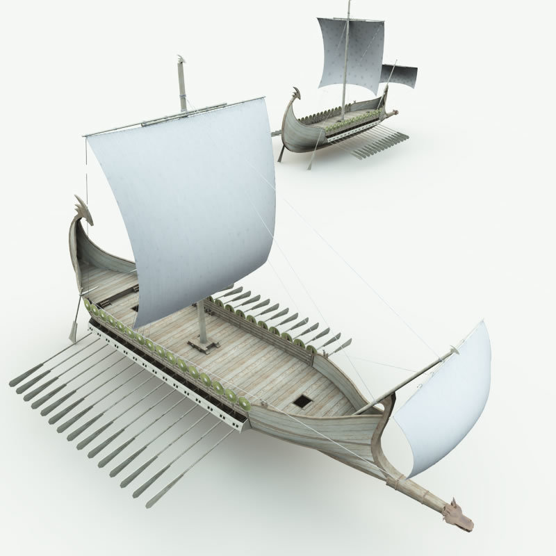 Elven War Ship for Blender by N/A