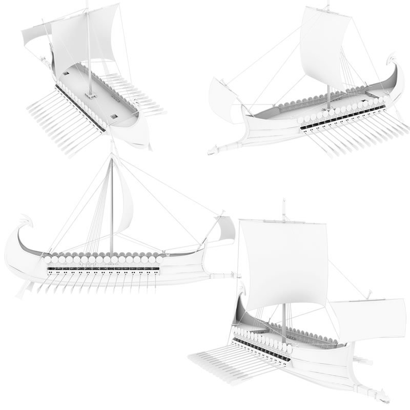 Elven War Ship for Blender by N/A