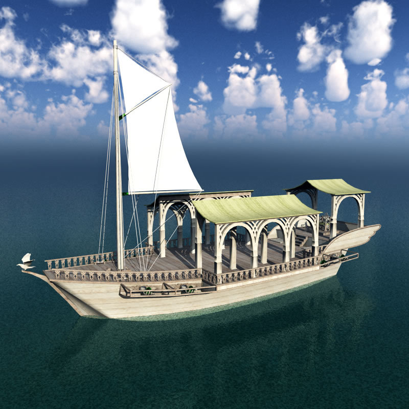 Elven Wizard Ship for Bryce by N/A