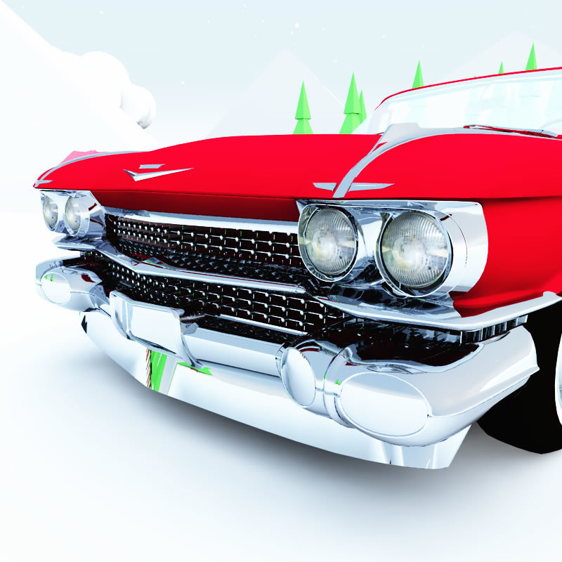 Santa's 1959 Eldorado Biarritz for Poser by N/A