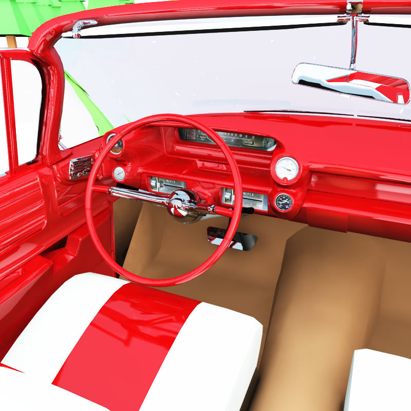 Santa's 1959 Eldorado Biarritz for Poser by N/A