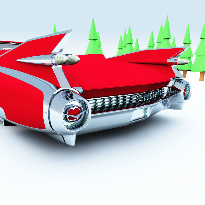 Santa's 1959 Eldorado Biarritz for Poser by N/A
