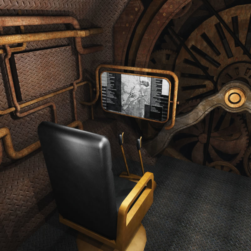 Clockwork Steampunk Digger for Poser by N/A