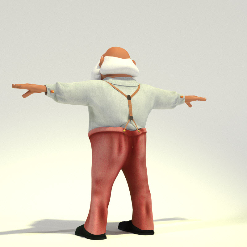 Fedoraville Santa for Poser by N/A