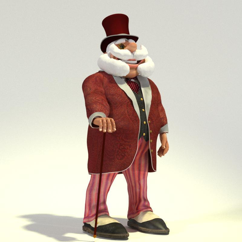 Gentleman Santa for Poser by N/A