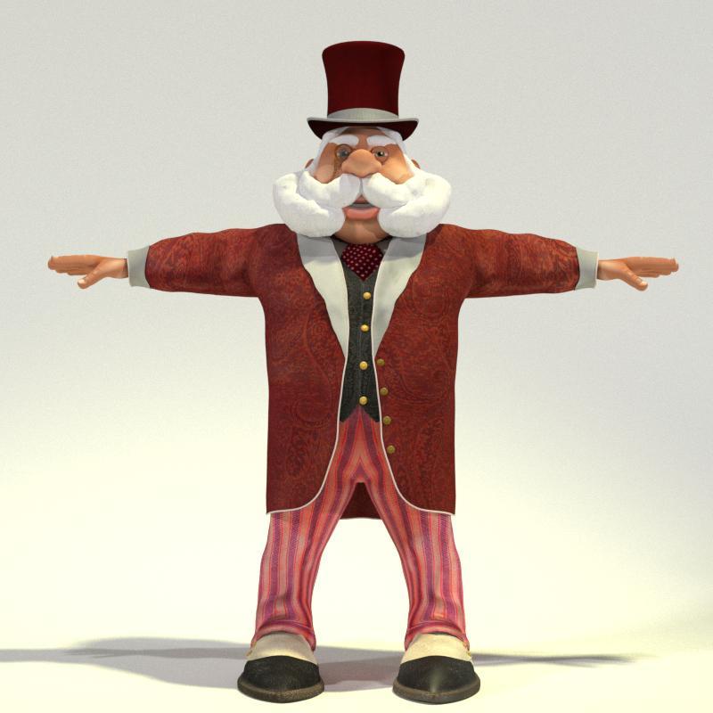 Gentleman Santa for Poser by N/A