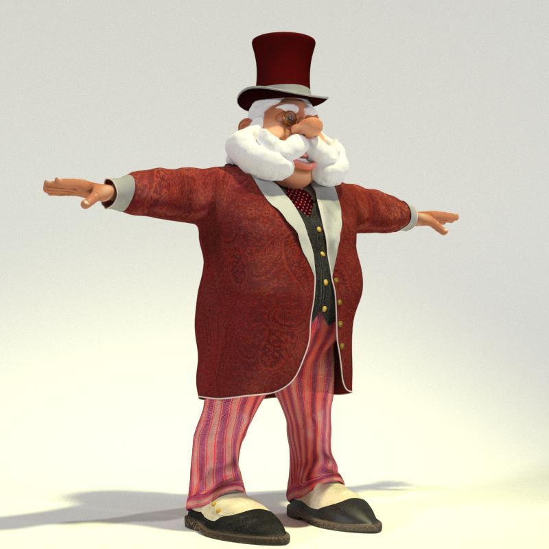 Gentleman Santa for Poser by N/A