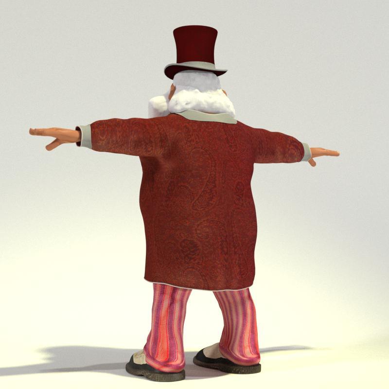 Gentleman Santa for Poser by N/A