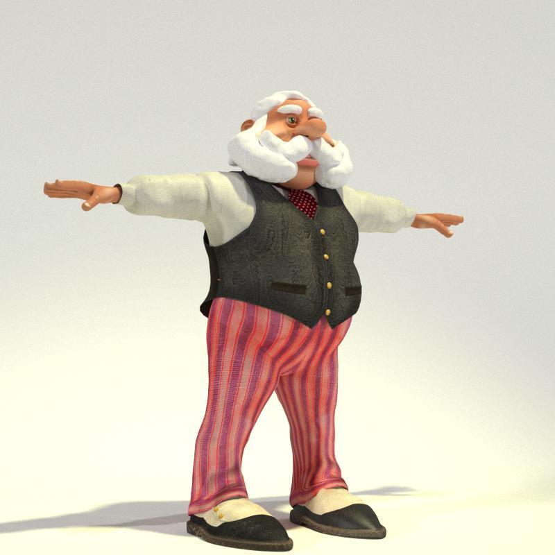 Gentleman Santa for Poser by N/A