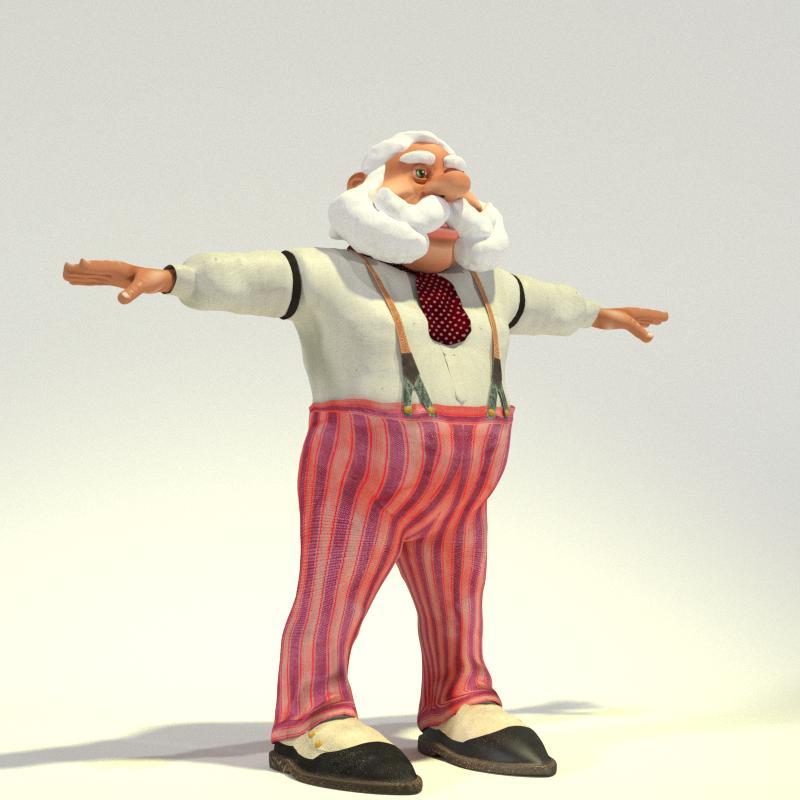 Gentleman Santa for Poser by N/A