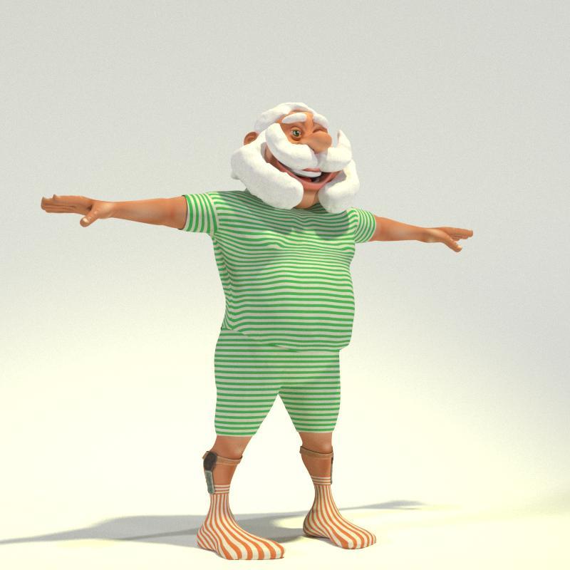 Gentleman Santa for Poser by N/A