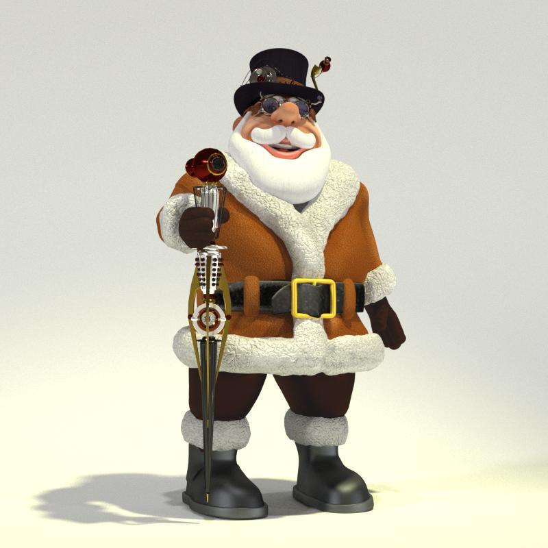 Steampunk Santa by N/A