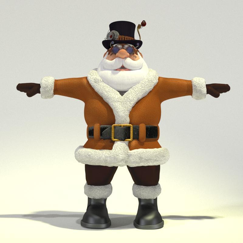 Steampunk Santa by N/A