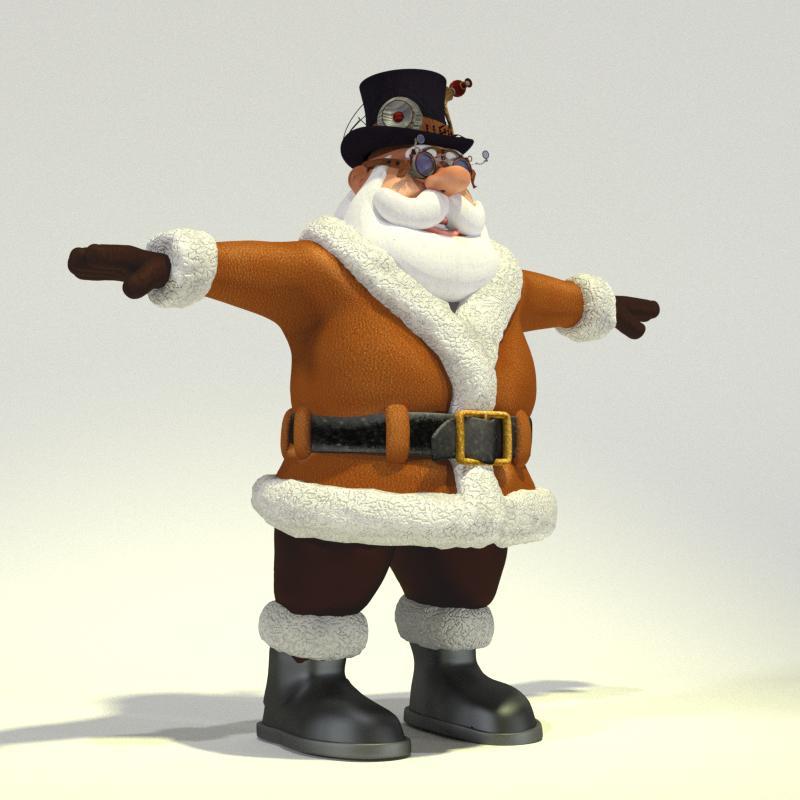 Steampunk Santa by N/A