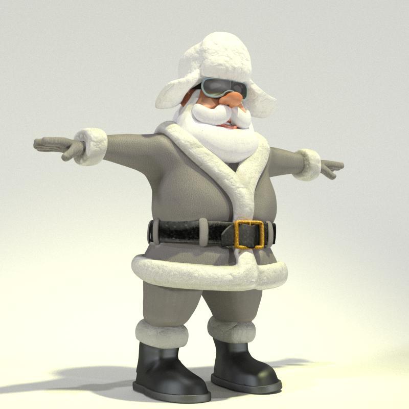 Ice Mountain Santa by N/A
