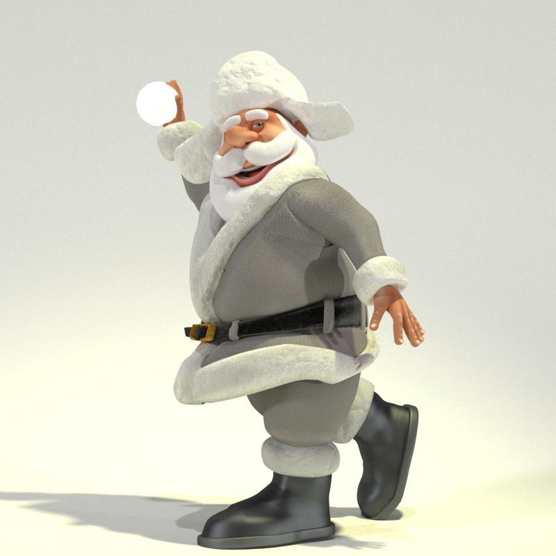 Ice Mountain Santa by N/A