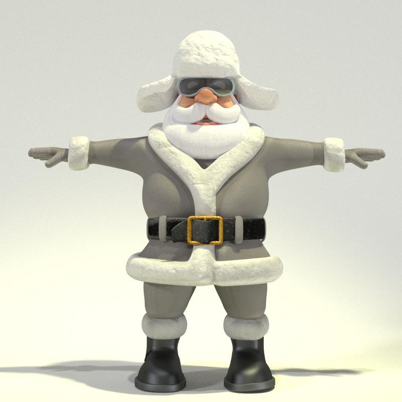 Ice Mountain Santa by N/A