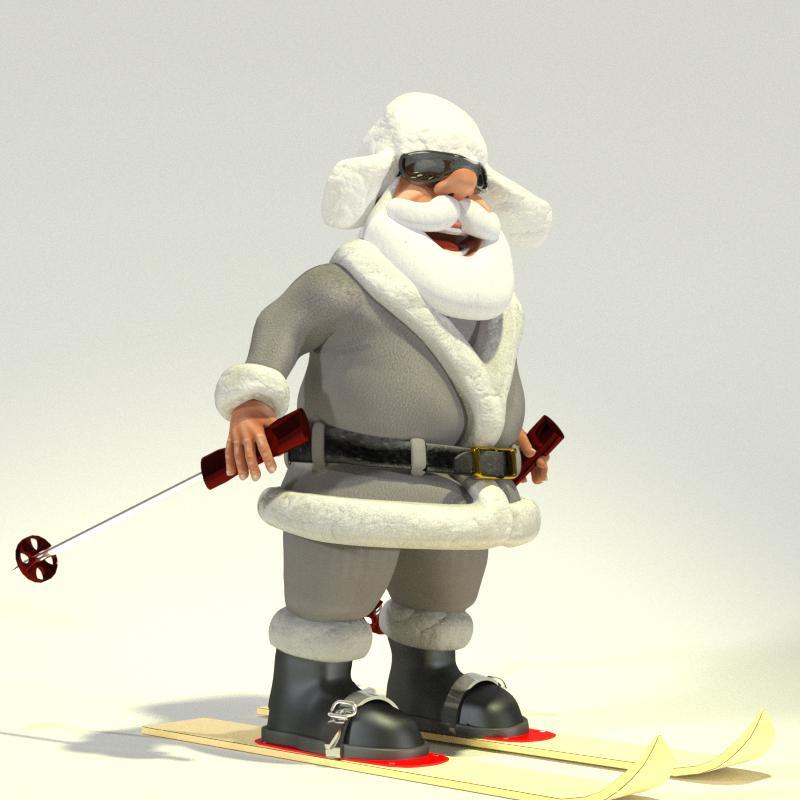 Ice Mountain Santa by N/A