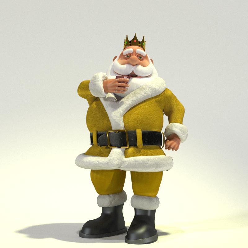 King of the North Pole Santa for Poser by N/A