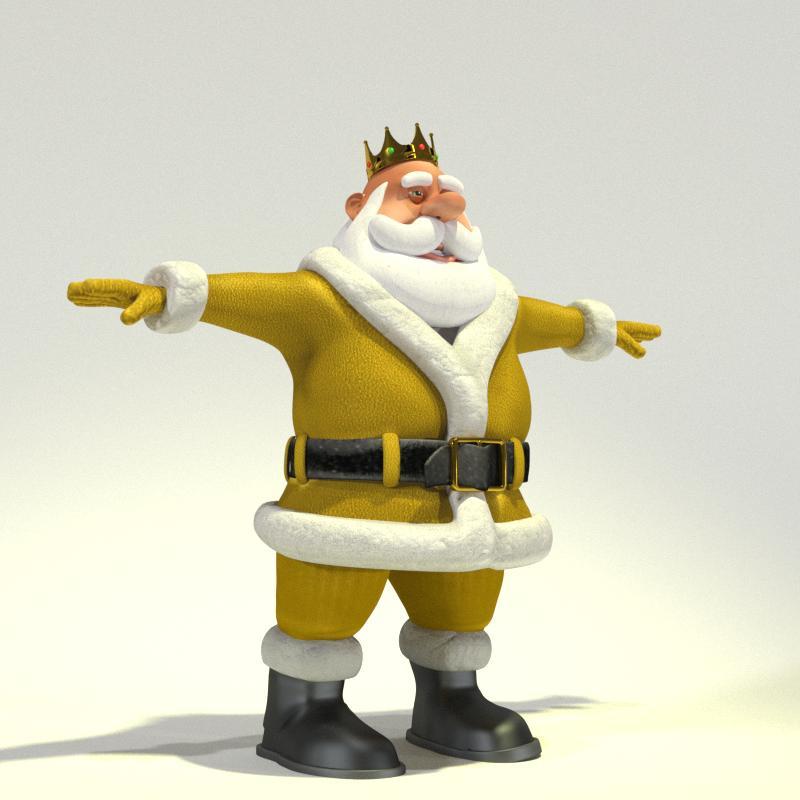King of the North Pole Santa for Poser by N/A
