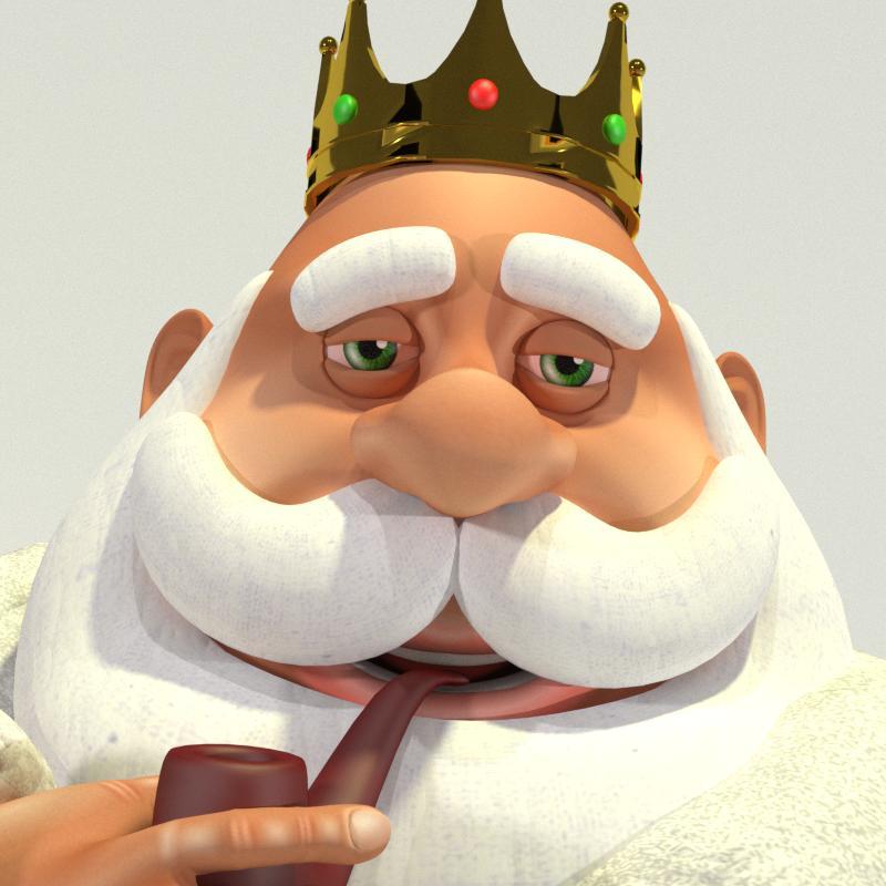 King of the North Pole Santa for Poser by N/A