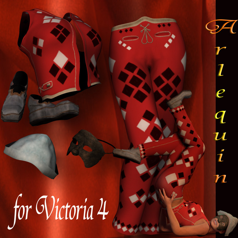 V4 Arlequin Outfit by N/A