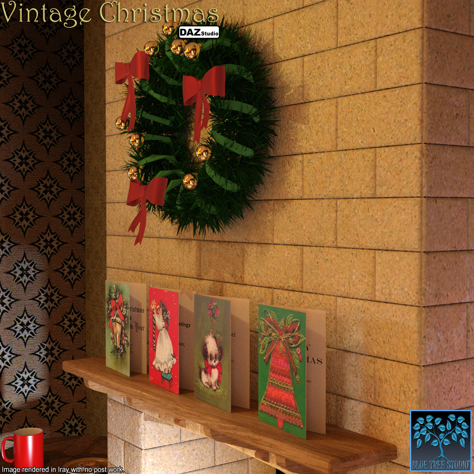 Vintage Christmas for Daz Studio by N/A