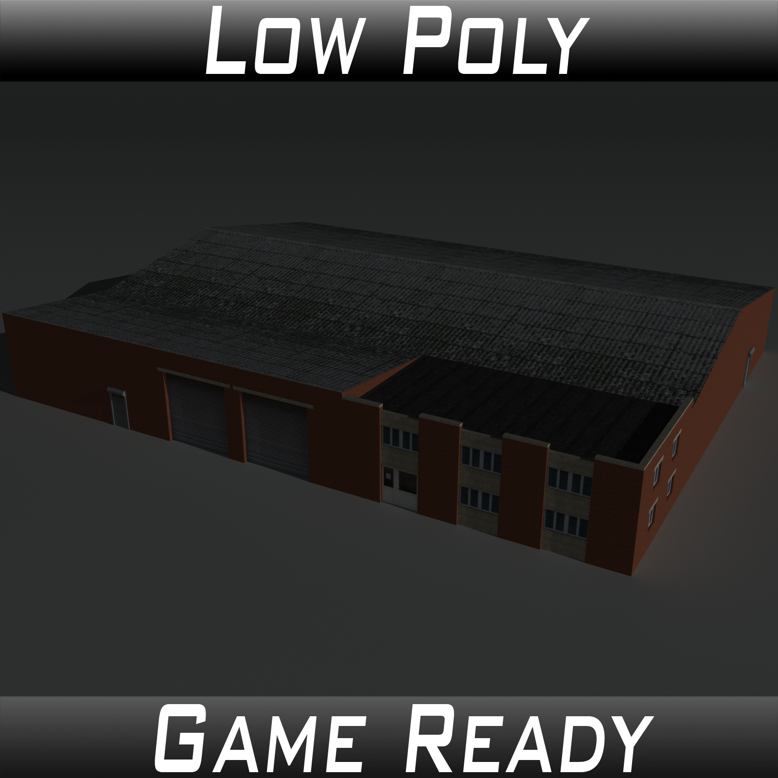 Low Poly Factory Building 21 - Extended Licence by N/A