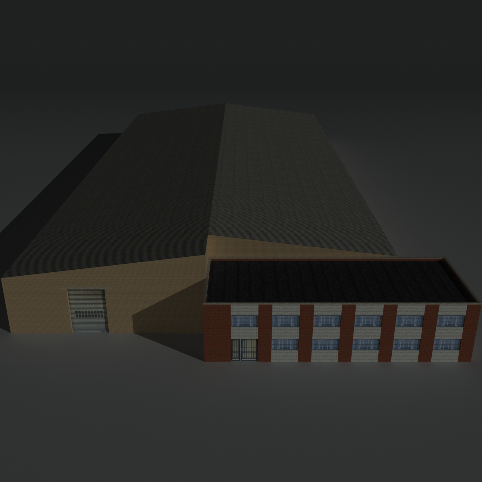 Low Poly Factory Building 22 - Extended Licence by N/A