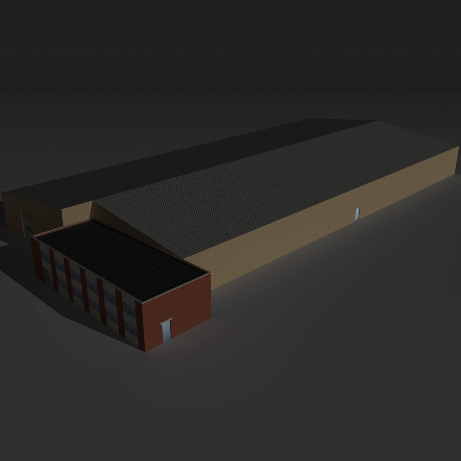 Low Poly Factory Building 22 - Extended Licence by N/A