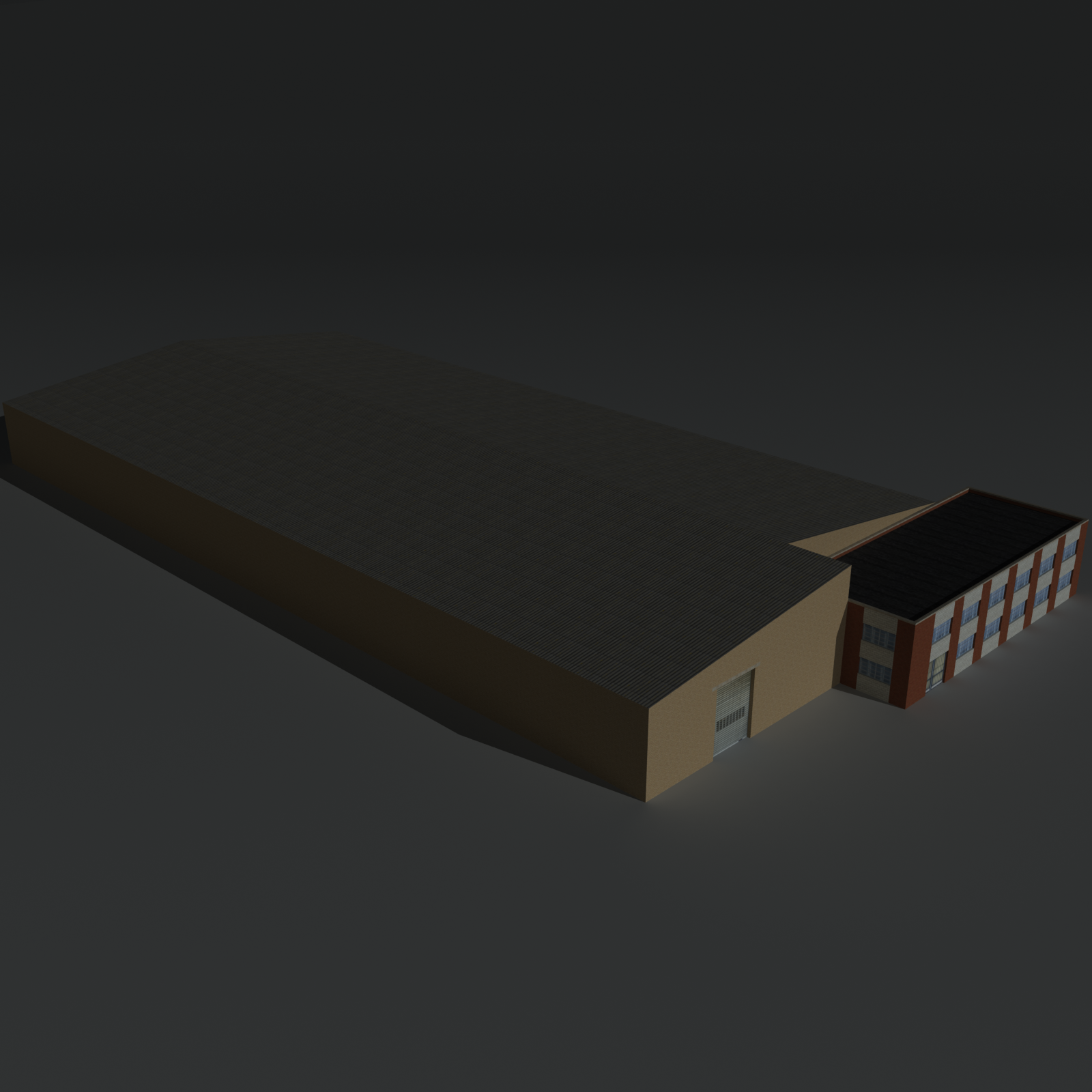 Low Poly Factory Building 22 - Extended Licence by N/A