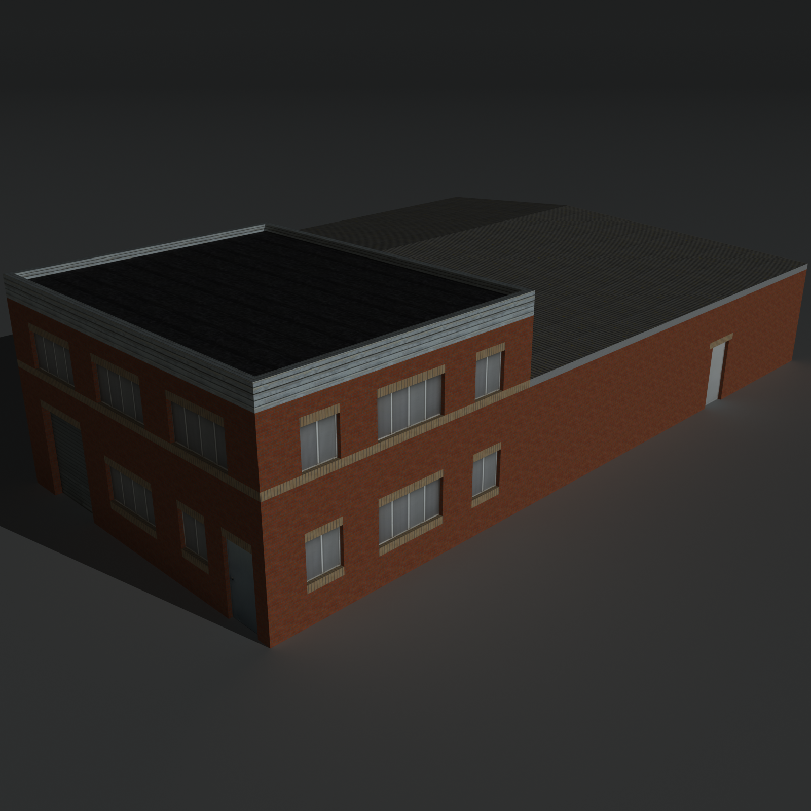 Low Poly Factory Building 23 - Extended Licence by N/A
