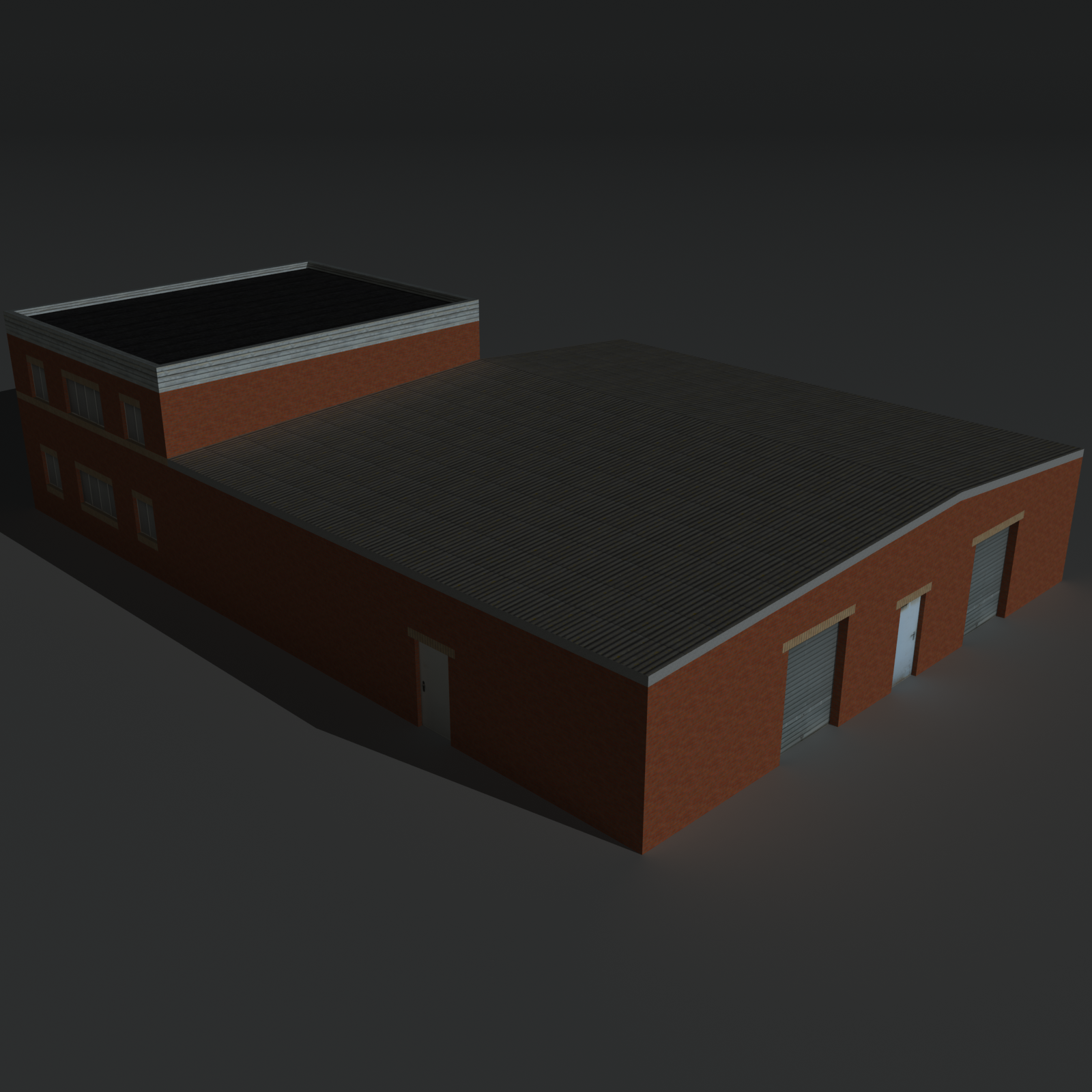 Low Poly Factory Building 23 - Extended Licence by N/A